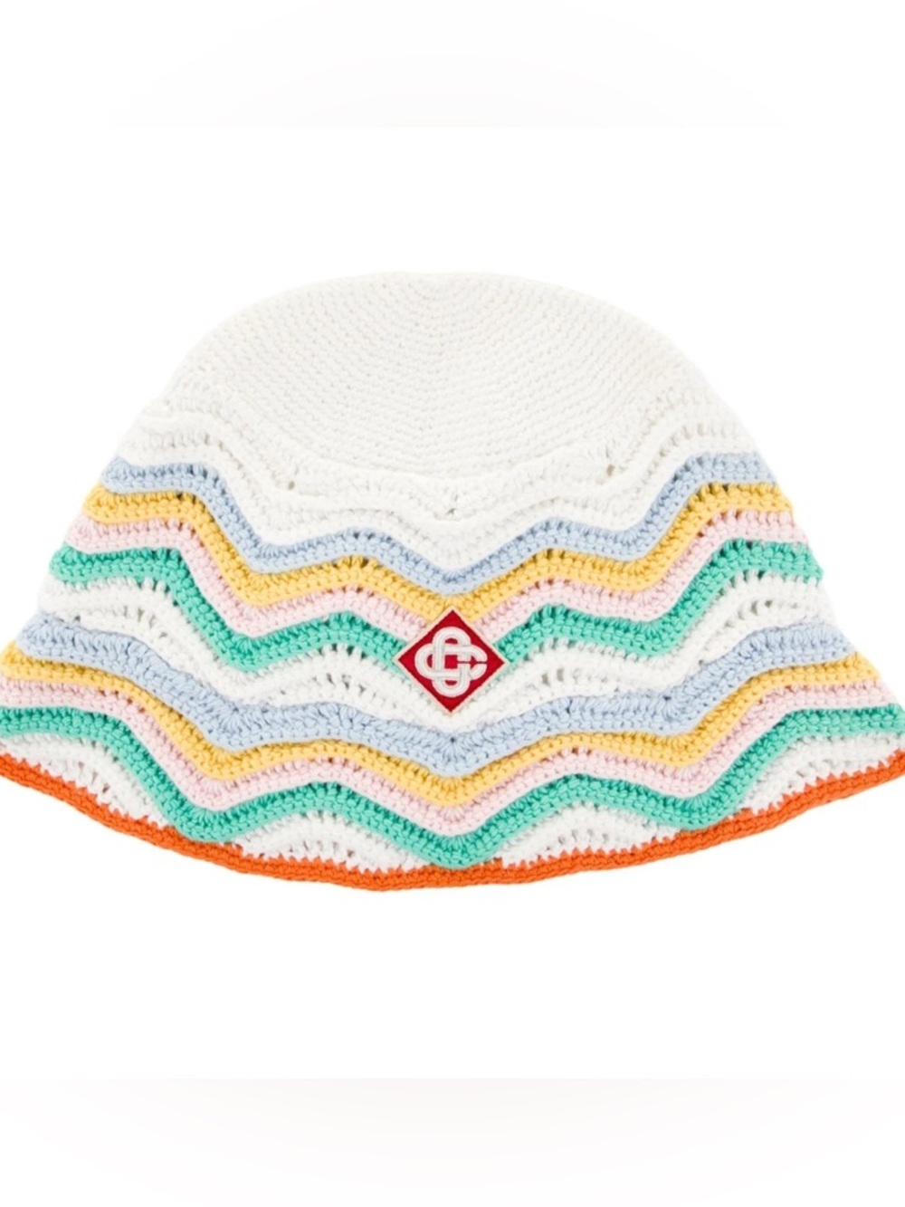 Casablanca Crochet Hat Knit Multi Nwt